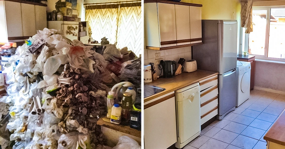 After — clean kitchen